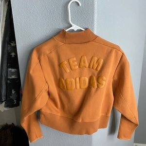 Adidas orange sweatshirt
